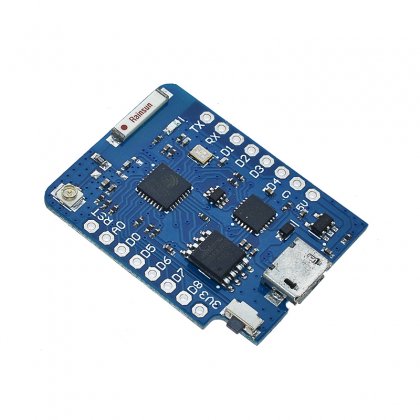 16MB QH128BHIG 128MBIT=16MB WEMOS D1 Mini Pro - 16M Bytes External Antenna Connector ESP8266 WIFI IoT Board