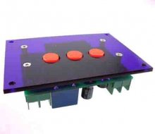 XH-W1301 imported special panel for Digital Thermostat 70*100mm with three push buttons