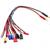 B6 versatile multi-purpose charge cable charger charging cable interposer T banana plug TRX XT60 EC3 plug