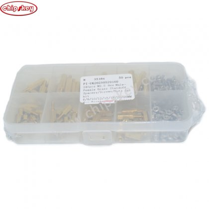 240pcs M2.5 Hex Male-Female Brass Standoff Spacers/Screws/Nuts Set kit 6/8/10/12/15/18/20/25MM for Raspberry-Pi Spacer