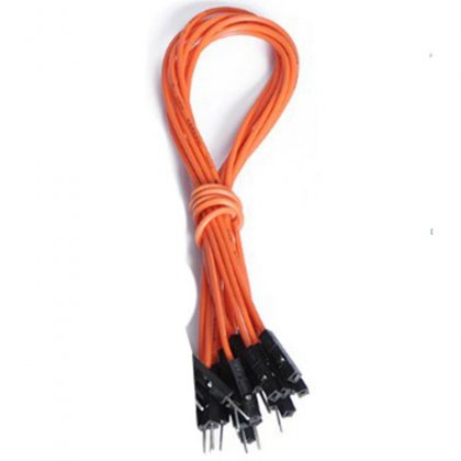 CAB_F-M 10pcs/set 25cm Female/Male Dupont Cable Orange For Breadboard