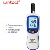WINTACT Humidity and Temperature Meter WT83B Intelligent Bluetooth Thermometer Hygrometer Temperature Humidity Gauge Backlight