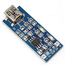 5V Mini USB 1A Lithium Battery Charging Board Charger Module IN 4V-8V