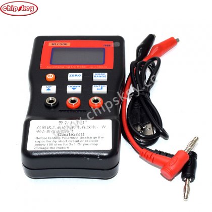 Digital Capacitance Inductance Meter Auto-ranging Component Tester 500KH LC RC Oscillation Inductance Multimeter