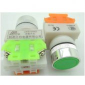Green LAY37-11 bn (Y090-11 bn)flat button switch button 1NO + 1NC CONTACT