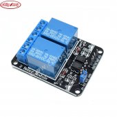 2-channel relay module relay expansion board relay module; optical coupling 5V/12V