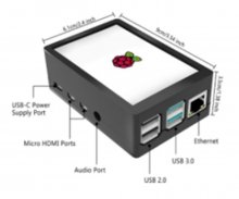 3.5inch LCD with case for raspberry pi 4