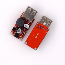 9V / 12V / 24V to 5V Buck Charger / 3A Output USB Buck Regulator Module Red