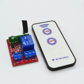 1 channel 12V wireless module + 2 button RF wireless remote control/433M remote control switch/wireless remote control switch