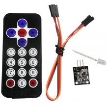 Arduino infrared wireless remote control kit （black）