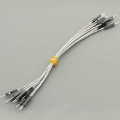 CAB_M-M 10pcs/set 10cm Male/Male Dupont Cable Grey For Breadboard