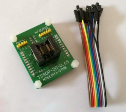 STM8-TSSOP20, Programmer Adapter STM8S/8L TSSOP20