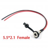 DC-099 Cable DC power Female 5.5 * 2.1mm 30CM 300mm