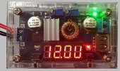5A constant voltage constant current step-down module with voltage and current power display LED drive lithium battery charging With Case