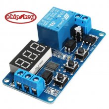 12V 1 ChannelsDelay Relay Trigger delay on and off time cycle timer switch board