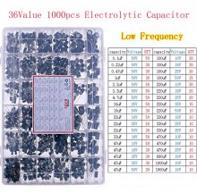 36Value x 1000pcs / DIP SMD Electrolytic Capacitors Assortment Kit 16V25V35V 50V 400V 1uF 2.2uF 4.7uF 10uF 33uF 47uF 100uF 220uF 470uF 1000uF 1500uF