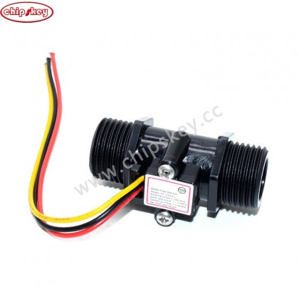 Black YF-S201C G1/2 DN15 3.5-24VDC 1-30L/Min Water Flow Sensor