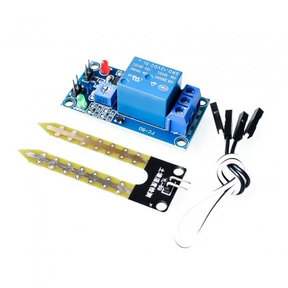 12V Soil hygrometer Humidity Detection Module Moisture Monitoring Module Automatic Watering Device Garden Sensor