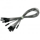 CAB_F-F 10pcs/set 30cm Female/Female Dupont Cable Grey For Breadboard