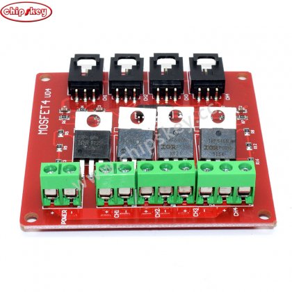 4 Route MOSFET Button IRF540 V2.0+ MOSFET Switch Module