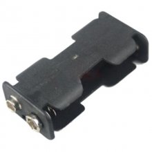 2AA 3.0V battery Case with 9V Button Connector