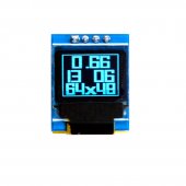 0.66 Inch 0.66" OLED Display Module 64x48 HD LCD Screen Board IIC 4pins Blue SD1306