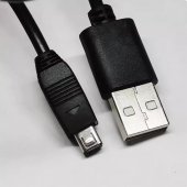 Mini 4Pin public to USB Male cable 90CM