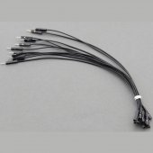CAB_F-M 10pcs/set 10cm Female/Male Dupont Cable Black For Breadboard