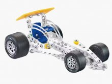 DIY Creative 3D Metal Building Block Vehicle Toy Set sports car As Christmas Gifts