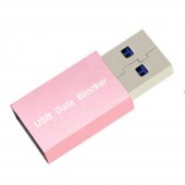 Pink USB Data Blocker Supports Charging Up To 12V/3A For Android IOS Windows Blackberry System Protect Data Security Support Dropship