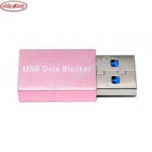 Pink USB Data Blocker Supports Charging Up To 12V/3A For Android IOS Windows Blackberry System Protect Data Security Support Dropship