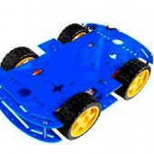 Blue 4WD Dual Classis Robot Car