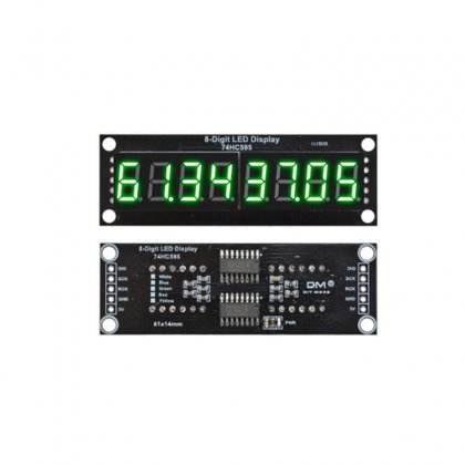 Green 8-Digit LED 0.36 Display Tube 74HC595