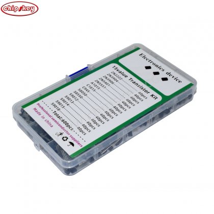 15 types each of 40 kins total 600pcs triodes TO-92 with Box