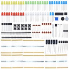 New Electronics Components Basic Starter Kit for Arduino UNO MEGA2560 Raspberry Pi with LED Buzzer Capacitor Resistor