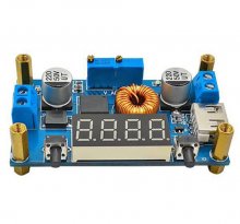 With shell 5A constant voltage constant current step-down module with voltage and current power LED display