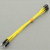 CAB_M-M 10pcs/set 10cm Male/Male Dupont Cable Yellow For Breadboard