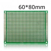 Double Sides, (both sides of the similarities, PTH vias) PCB board / chip the experiment board / bread board 6X8