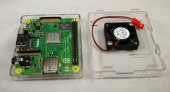 Raspberry Pi A+ Case with Fan Transparent