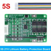 5S BMS 16.8V 21V 20A 18650 Li-ion Lmo Ternary Lithium Battery Charger Protection Board Balance And Temperature Protect