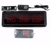 1.5inch 6Digits Wall Clock LED Countdown Clock Countdown