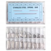 360Pcs 6-23mm Watch Band Bracelet Strap Link Pin Spring Cotter Bar Part Set