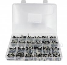 24Values TO-92 Transistor 20 Of Each Type BC327 BC337 BC517 BC547 BC548 BC549 2N2222 Transistors Set Electronics Assortment Kit
