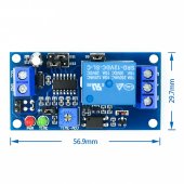 5V Normally Open Type Trigger Delay Switch Relay Module / Delay Circuit Timing Vibration Alarm Module