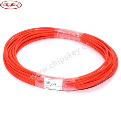 Red 2x4mm ID 2mm OD 4mm PTFE Tube for 3D Printer Parts Pipe Bowden J-head 1.75mm Filament Guide Tube Ender3 v2 CR10