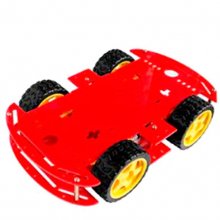 Red 4WD Dual Classis Robot Car
