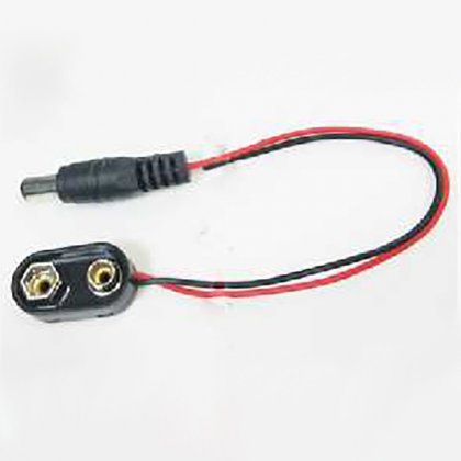 9V battery buckle power connection cable With 5.5*2.1 DC Plug I Type