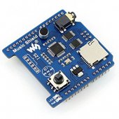 Music Shield Arduino Expansion Board for Audio Play/Record VS1053B Onboard Music Moduel Compatible Arduino UNO, Leonardo, NUCLEO, XNUCLEO