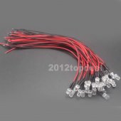 5MM Red LED With 20CM Cable