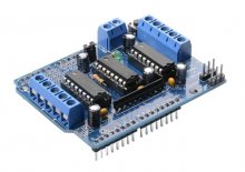 L293D Motor Control Shield for Arduino - Blue